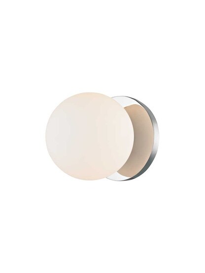 Baird 1-Light Bath Sconce in Polished Chrome.